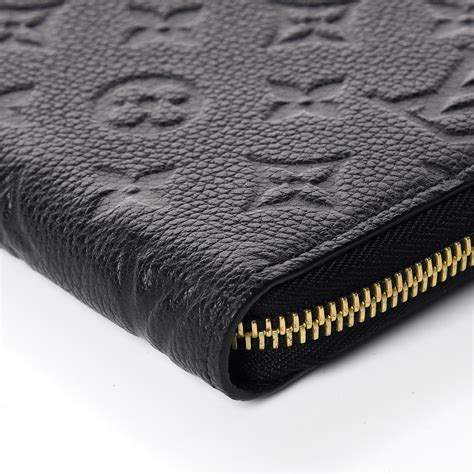 louis vuitton empreinte zippy black wallet|louis vuitton empreinte monogram.